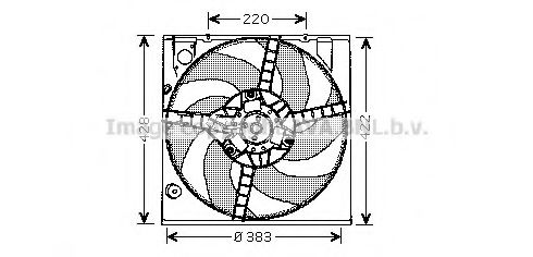 Imagine Ventilator, radiator PRASCO RT7522