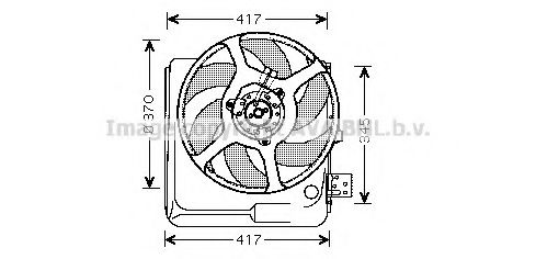 Imagine Ventilator, radiator PRASCO RT7524