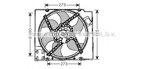 Imagine Ventilator, radiator PRASCO RT7525