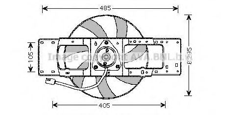 Imagine Ventilator, radiator PRASCO RT7528