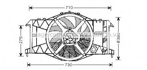 Imagine Ventilator, radiator PRASCO RT7533