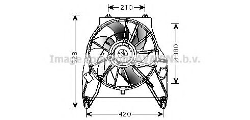 Imagine Ventilator, radiator PRASCO RT7538