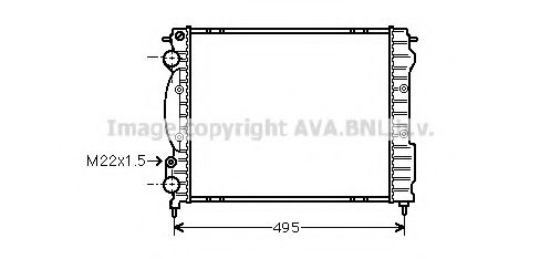 Imagine Radiator, racire motor PRASCO RTA2129