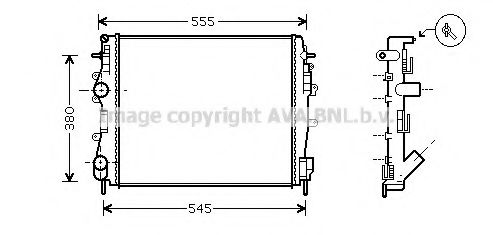 Imagine Radiator, racire motor PRASCO RTA2325