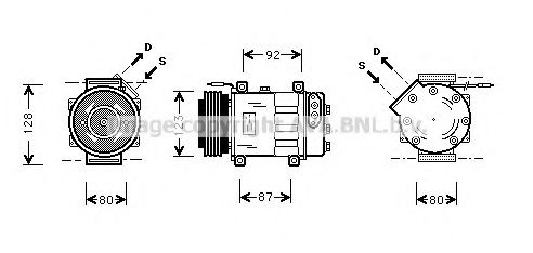 Imagine Compresor, climatizare PRASCO RTK037