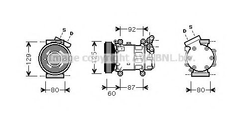 Imagine Compresor, climatizare PRASCO RTK080