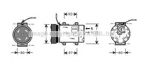 Imagine Compresor, climatizare PRASCO RTK243