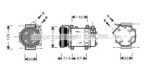 Imagine Compresor, climatizare PRASCO RTK281