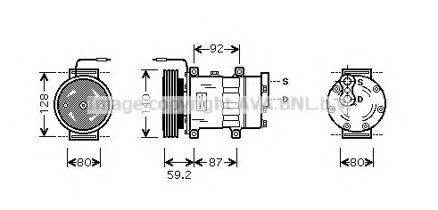 Imagine Compresor, climatizare PRASCO RTK324