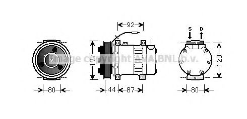 Imagine Compresor, climatizare PRASCO RTK432