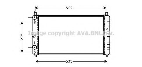 Imagine Radiator, racire motor PRASCO SA2003