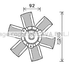 Imagine Ventilator, radiator PRASCO SA7023