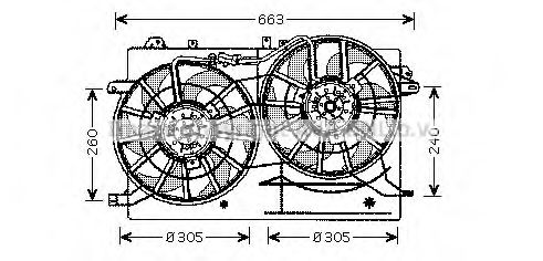 Imagine Ventilator, radiator PRASCO SB7503