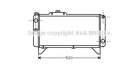 Imagine Radiator, racire motor PRASCO SI2018