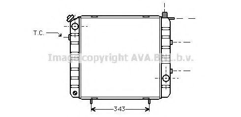 Imagine Radiator, racire motor PRASCO SI2021