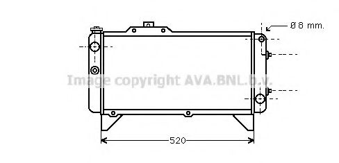 Imagine Radiator, racire motor PRASCO SI2038