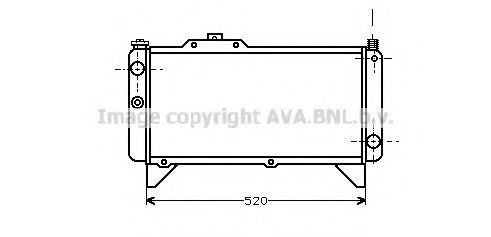 Imagine Radiator, racire motor PRASCO SI2040