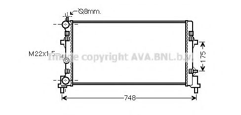 Imagine Radiator, racire motor PRASCO ST2037