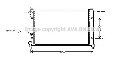 Imagine Radiator, racire motor PRASCO STA2008
