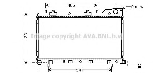 Imagine Radiator, racire motor PRASCO SU2047