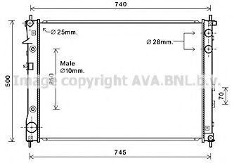 Imagine Radiator, racire motor PRASCO SU2091