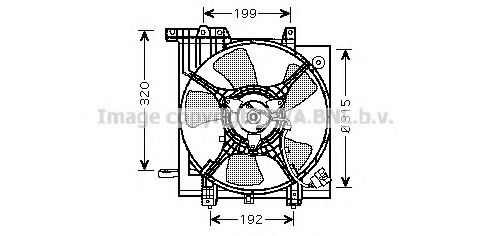 Imagine Ventilator, radiator PRASCO SU7502