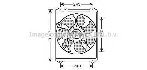 Imagine Ventilator, radiator PRASCO SU7514