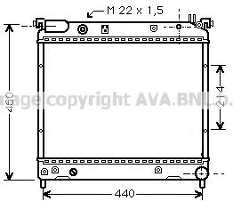 Imagine Radiator, racire motor PRASCO SZ2025