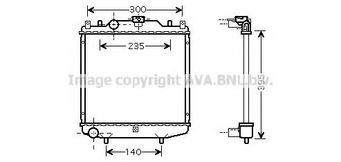 Imagine Radiator, racire motor PRASCO SZ2028