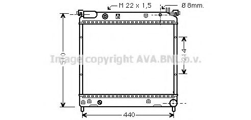 Imagine Radiator, racire motor PRASCO SZ2036