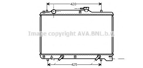 Imagine Radiator, racire motor PRASCO SZ2048