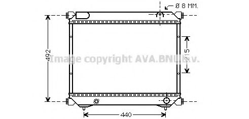 Imagine Radiator, racire motor PRASCO SZ2065