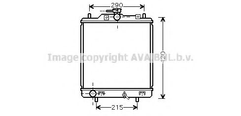 Imagine Radiator, racire motor PRASCO SZ2076