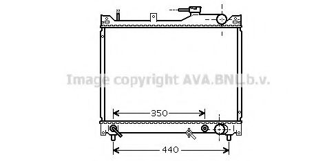 Imagine Radiator, racire motor PRASCO SZ2101