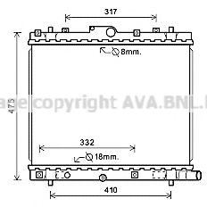 Imagine Radiator, racire motor PRASCO SZ2136