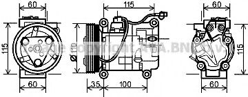 Imagine Compresor, climatizare PRASCO SZK118