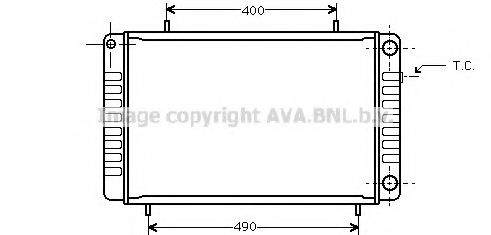 Imagine Radiator, racire motor PRASCO TH2008