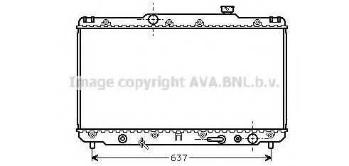 Imagine Radiator, racire motor PRASCO TO2186