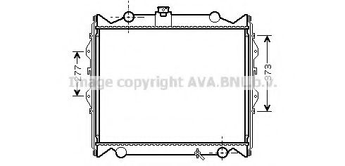 Imagine Radiator, racire motor PRASCO TO2248