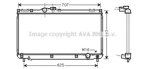 Imagine Radiator, racire motor PRASCO TO2321