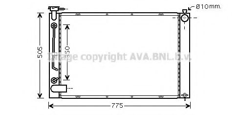 Imagine Radiator, racire motor PRASCO TO2343