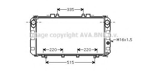 Imagine Radiator, racire motor PRASCO TO2355