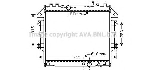 Imagine Radiator, racire motor PRASCO TO2432