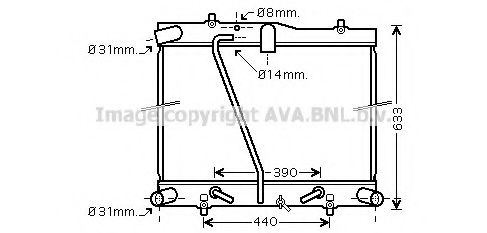 Imagine Radiator, racire motor PRASCO TO2434