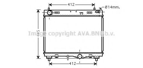 Imagine Radiator, racire motor PRASCO TO2499