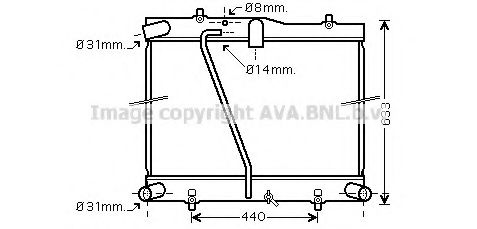 Imagine Radiator, racire motor PRASCO TO2601