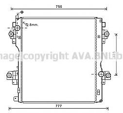 Imagine Radiator, racire motor PRASCO TO2603