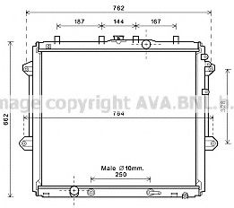 Imagine Radiator, racire motor PRASCO TO2616