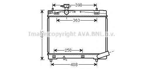 Imagine Radiator, racire motor PRASCO TO2663