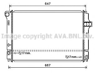 Imagine Radiator, racire motor PRASCO TO2700